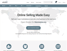 Tablet Screenshot of indianclothwholesale.com